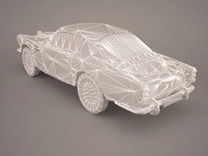 aston martin db5 vantage 1964 3D Model