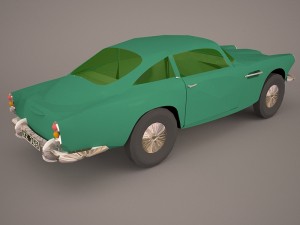 aston martin db5 vantage 1964 3D Model