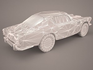 aston martin db5 vantage 1964 3D Model