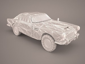 aston martin db5 vantage 1964 3D Model
