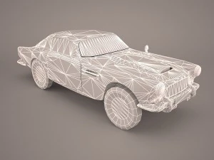 aston martin db5 vantage 1964 3D Model