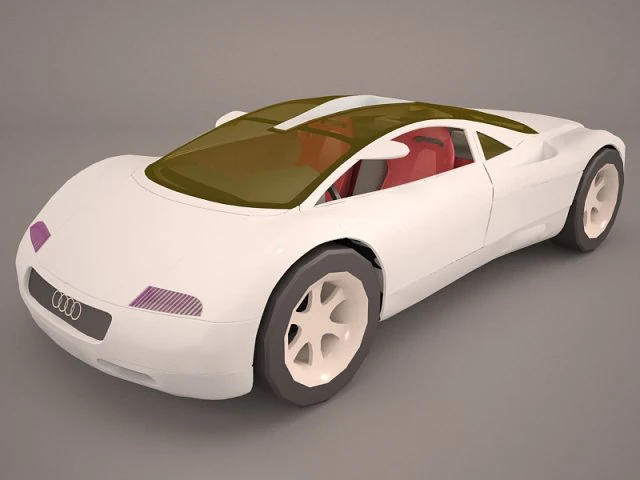 audi avus quattro poser vue Modelo 3D .c4d .max .obj .3ds .fbx .stl .blend 
