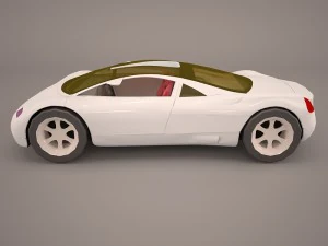 audi avus quattro poser vue Modelo 3D