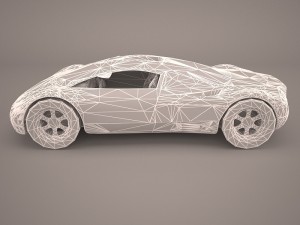 audi avus quattro poser vue 3D Model