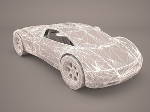 audi avus quattro poser vue 3D Model