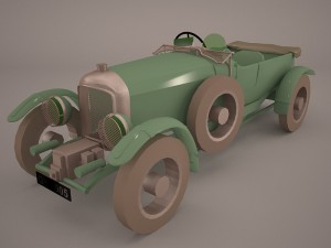 bentley 45 litre blower 1927 3Dモデル