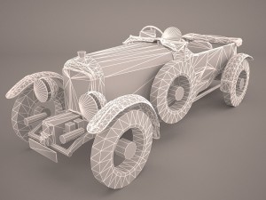 bentley 45 litre blower 1927 3D मॉडल