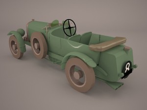 bentley 45 litre blower 1927 3D मॉडल