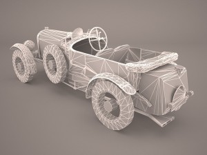 bentley 45 litre blower 1927 3D मॉडल