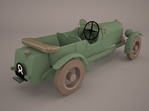 bentley 45 litre blower 1927 3D मॉडल