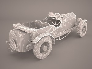 bentley 45 litre blower 1927 3D मॉडल
