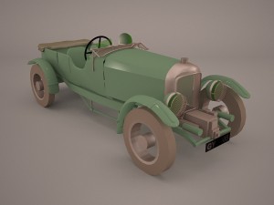 bentley 45 litre blower 1927 3D मॉडल