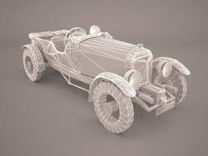 bentley 45 litre blower 1927 3D मॉडल