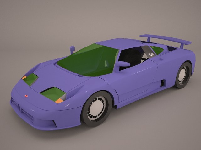 bugatti eb110 ss 1992 model 3D मॉडल .c4d .max .obj .3ds .fbx .stl .blend 