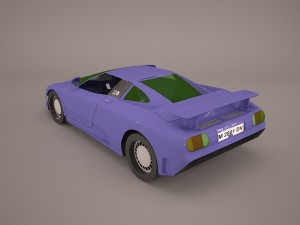 bugatti eb110 ss 1992 model 3D मॉडल
