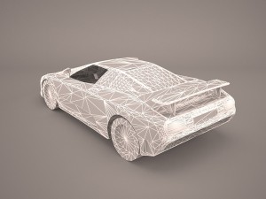 bugatti eb110 ss 1992 model 3D मॉडल