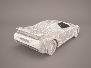 bugatti eb110 ss 1992 model 3D मॉडल
