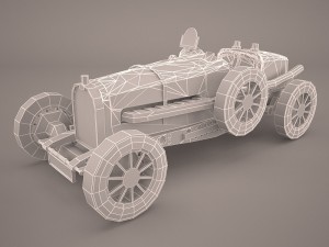 bugatti type 35 1925 3D Model