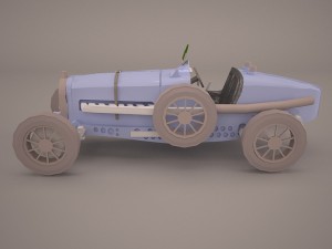 bugatti type 35 1925 3D Model