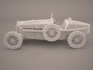 bugatti type 35 1925 3D Model