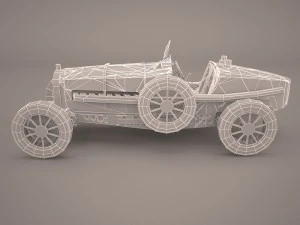bugatti type 35 1925 3D Model