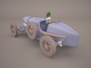 bugatti type 35 1925 3D Model