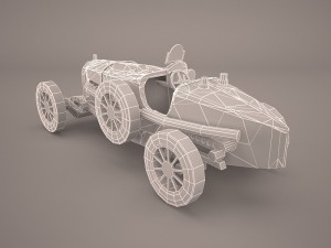 bugatti type 35 1925 3D Model