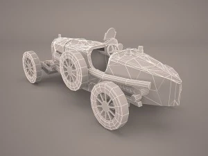 bugatti type 35 1925 3D Model