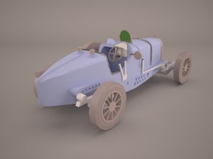 bugatti type 35 1925 3D Model