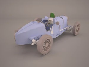 bugatti type 35 1925 3D Model