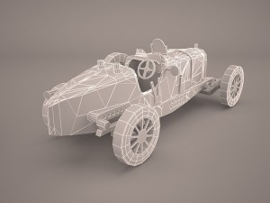 bugatti type 35 1925 3D Model