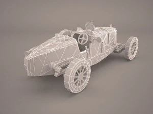 bugatti type 35 1925 3D Model