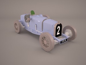 bugatti type 35 1925 3D Model