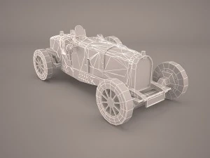 bugatti type 35 1925 3D Model