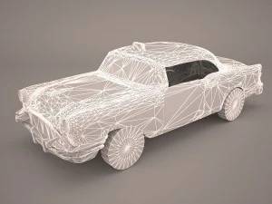 buick roadmaster 1957 3D Model
