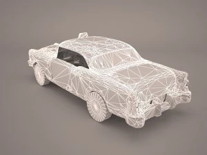 buick roadmaster 1957 3D Model