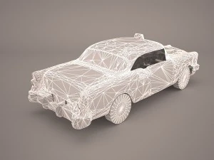 buick roadmaster 1957 3D Model