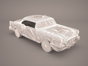 buick roadmaster 1957 3D Модель