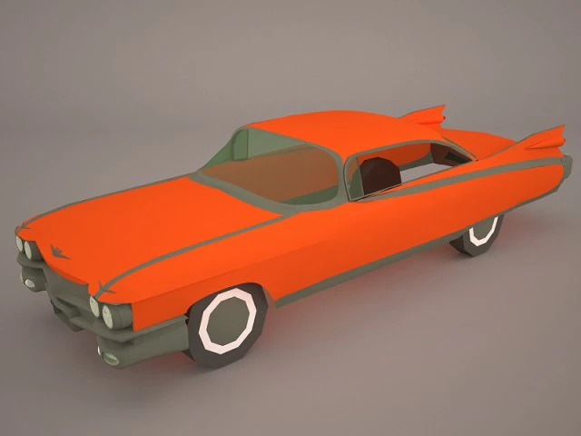 cadillac eldorado biarritz 1959 3D Model .c4d .max .obj .3ds .fbx .stl .blend 