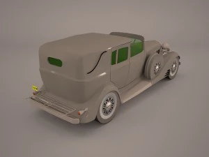 cadillac v16 sixteen 1930 fleetwood imperial 3D Model