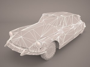 citroen ds 19 break 3D Модель