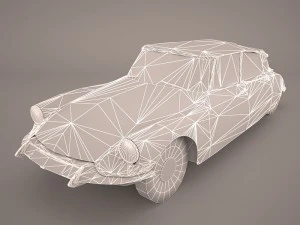citroen ds 19 break 3D Model