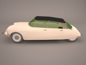 citroen ds 19 break 3D Модель