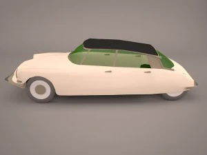 citroen ds 19 break 3D Model