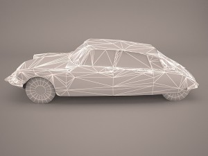 citroen ds 19 break 3D Модель