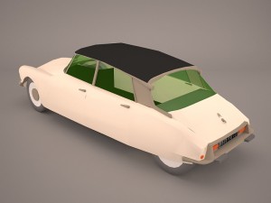 citroen ds 19 break 3D Модель