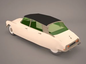 citroen ds 19 break 3D Model