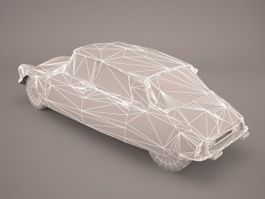 citroen ds 19 break 3D Модель