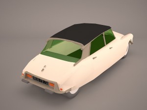 citroen ds 19 break 3D Модель