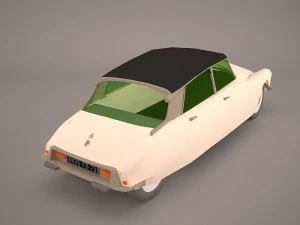 citroen ds 19 break 3D Model